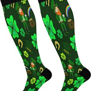 St. Patrick's Day compression socks